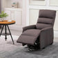 HOMCOM Power Lift Recliner Chair with Remote Control | Brown Linen Fabric