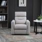 HOMCOM Nursery Swivel Rocker Recliner | Beige Linen