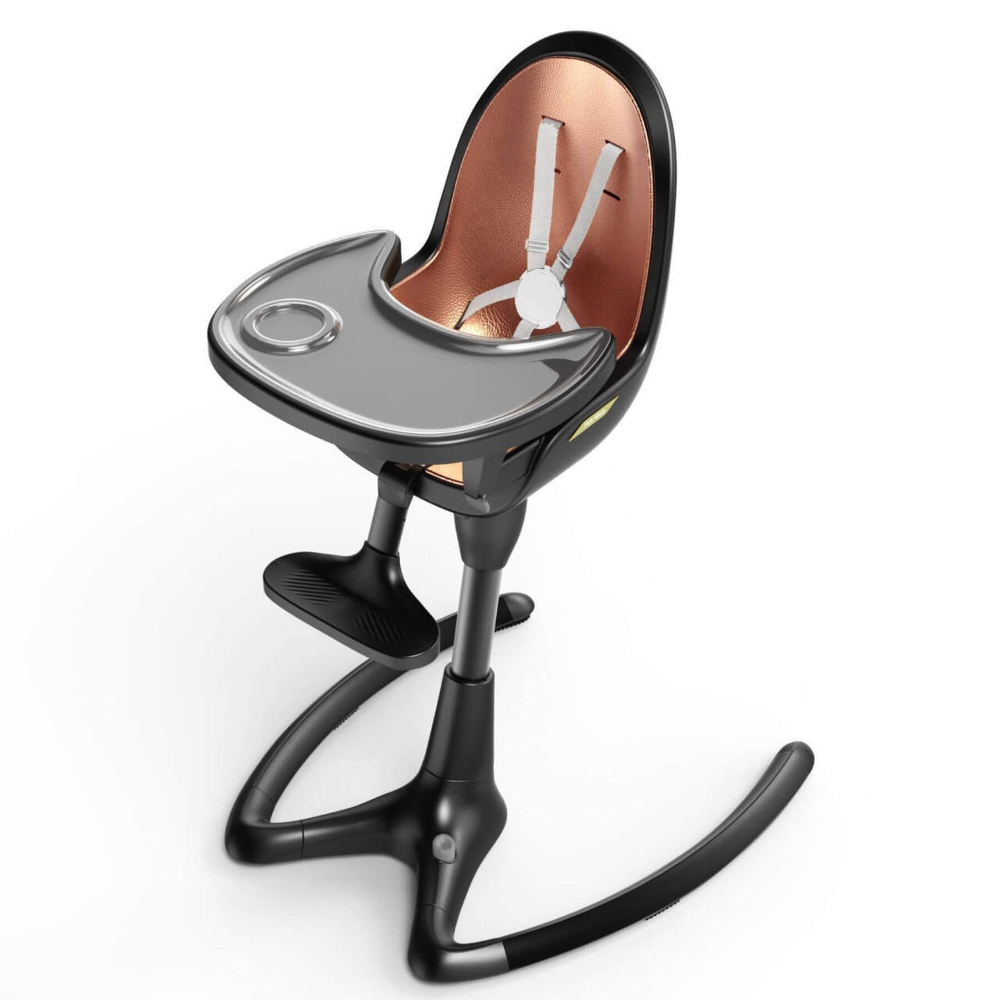 Hot Mom Luxury Baby High Chair Adjustable Seat - Black Gold