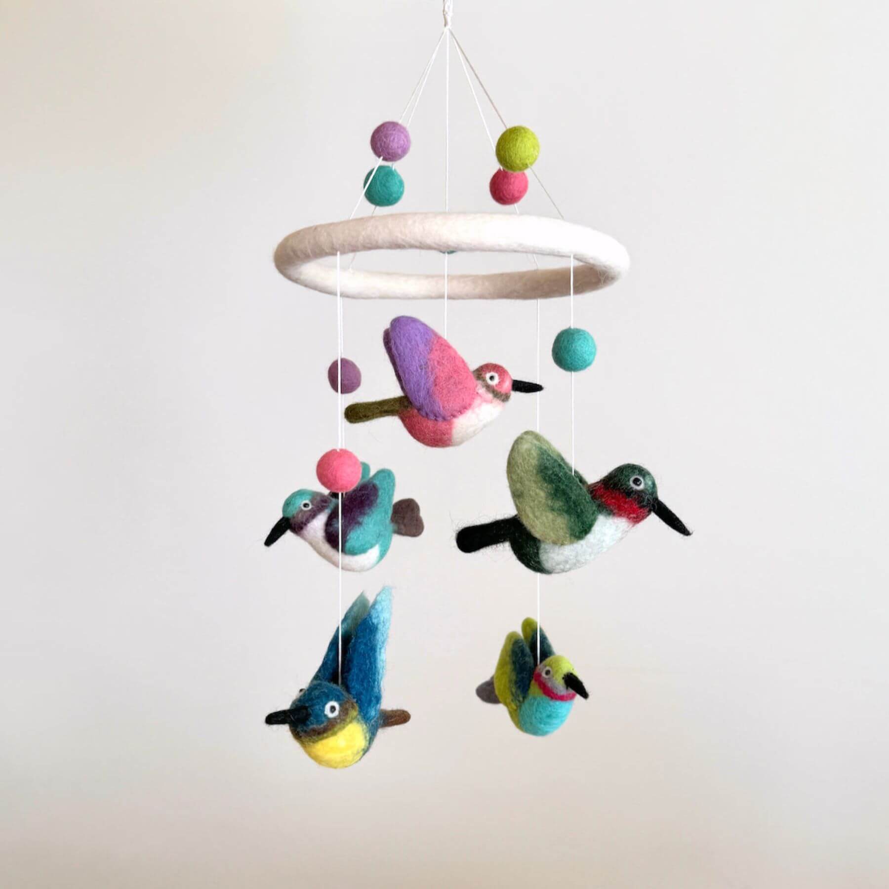 Ganapati Crafts Co. Hummingbird Baby Mobile