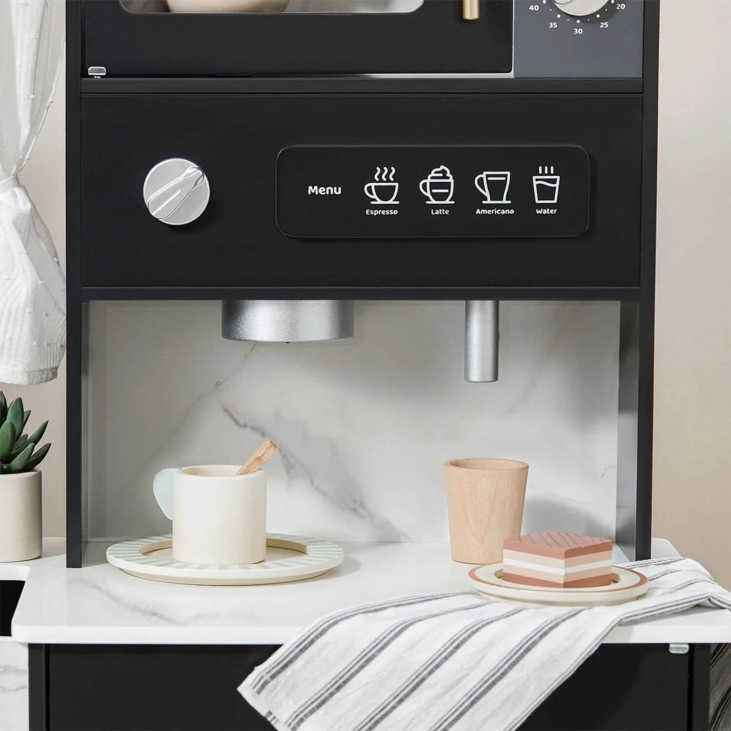 Detail of Tiny Land® Iconic Kitchen - Black