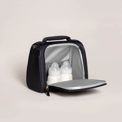 JuJuBe Insulated Bottle Bag Black | Open