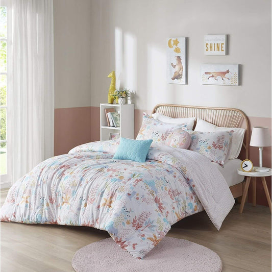 Urban habitat kids lola reversible full queen duvet cover set in pink Urban habitat kids lola reversible full queen duvet cover set in pink
