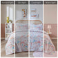 Iris Woodland Animals Reversible Cotton Quilt Set - View Under 4 Degrees of Light