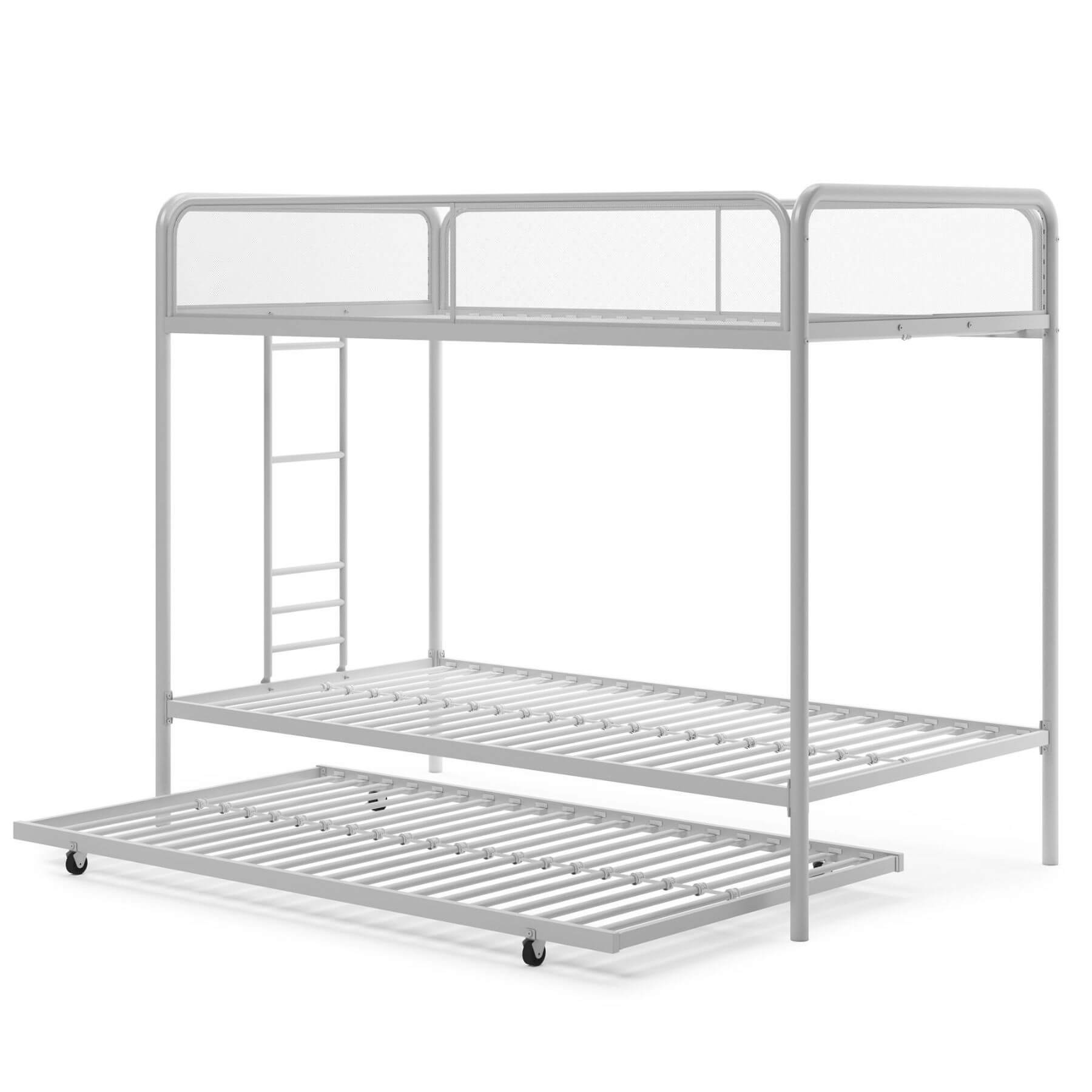 DHP Isaiah Triple Twin Metal Bunk Bed