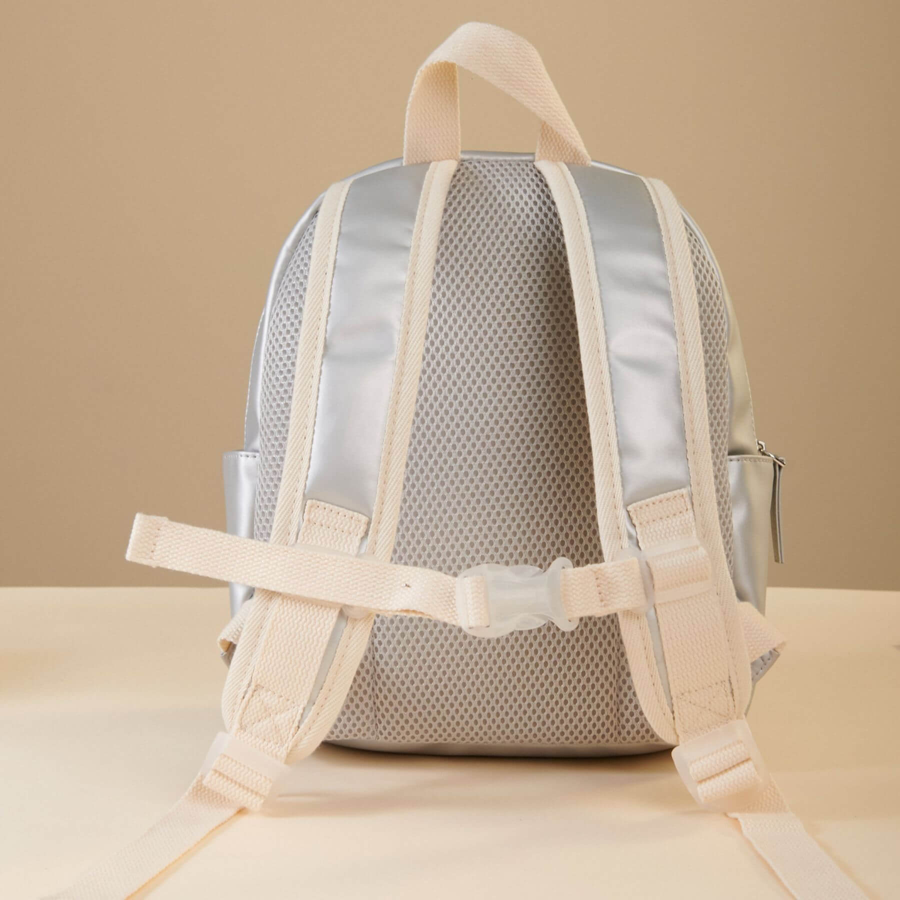 Back view of Sunveno Jelly Adventure Backpack - Silver