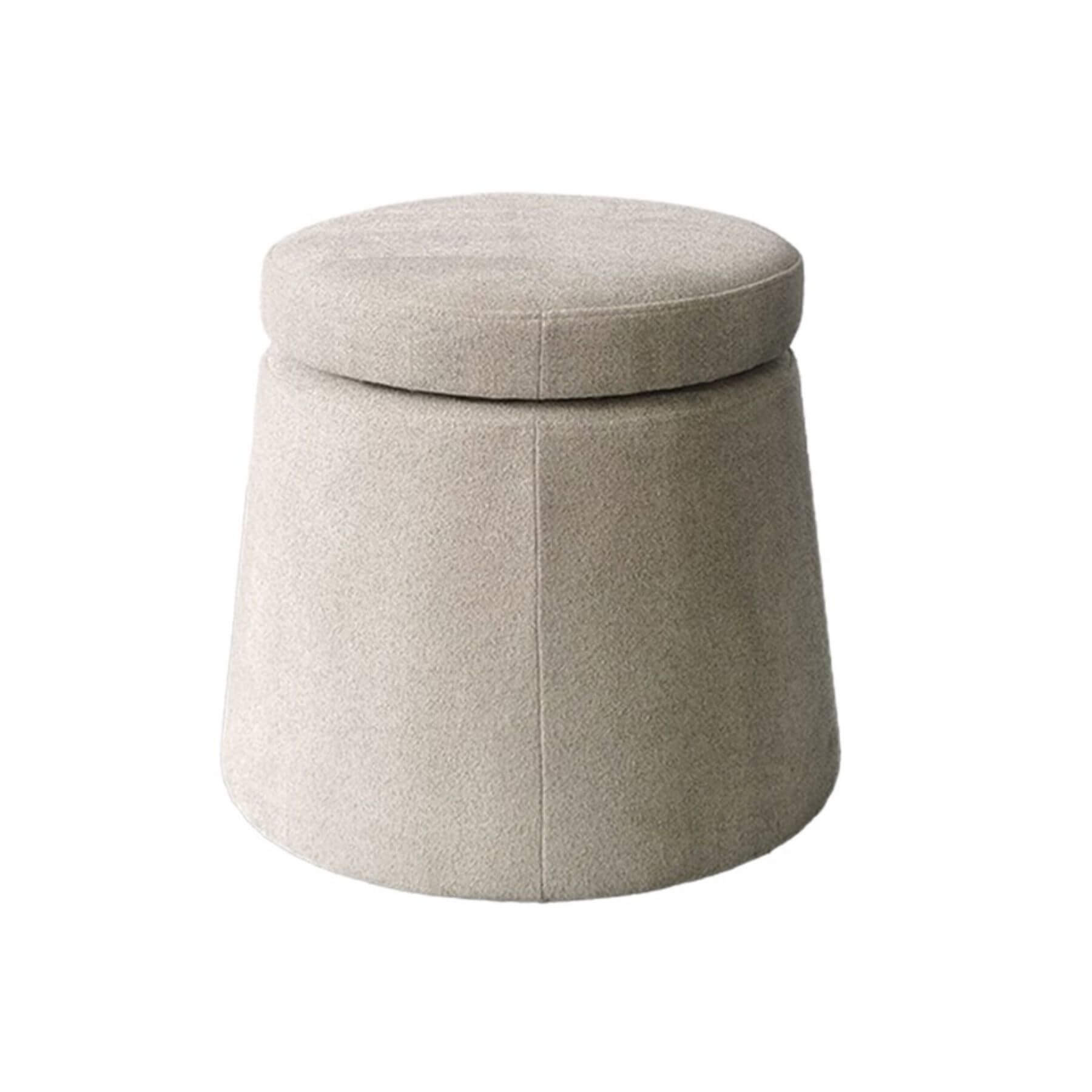 Chapel Hill Jill Swivel Upholstered Ottoman Med Grey