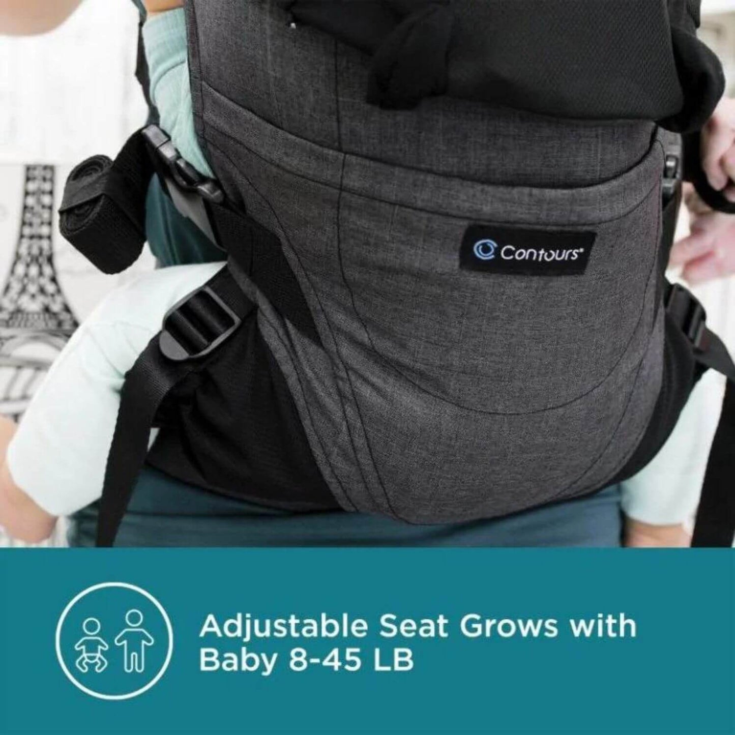 Contours Journey 5-in-1 Baby Carrier - Detail