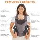 Contours Journey 5-in-1 Baby Carrier - Detail