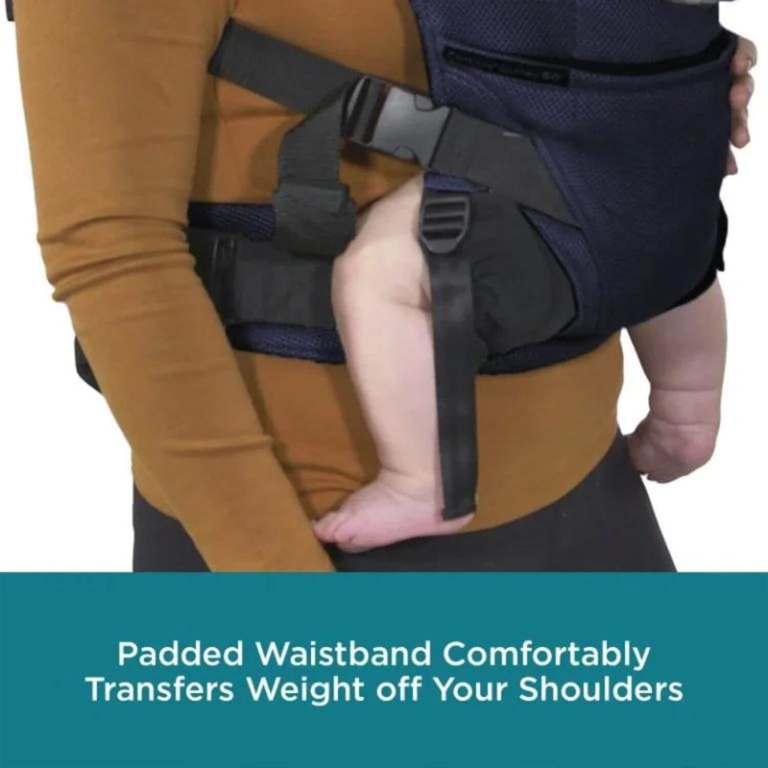 Contours Journey GO 5-in-1 Baby Carrier - Detail