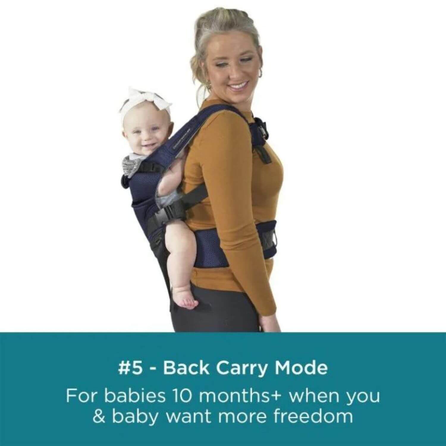 Contours Journey GO 5-in-1 Baby Carrier - Detail