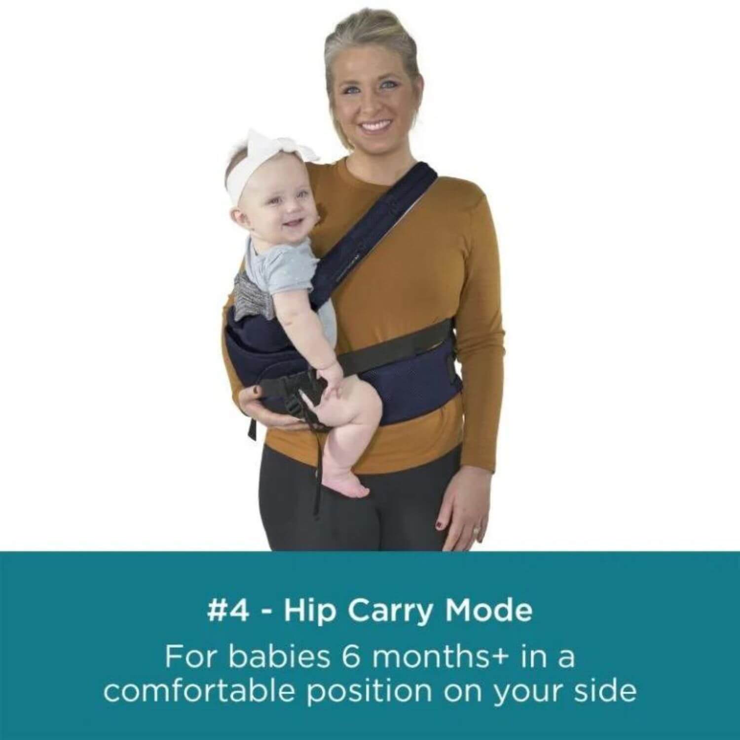 Contours Journey GO 5-in-1 Baby Carrier - Detail