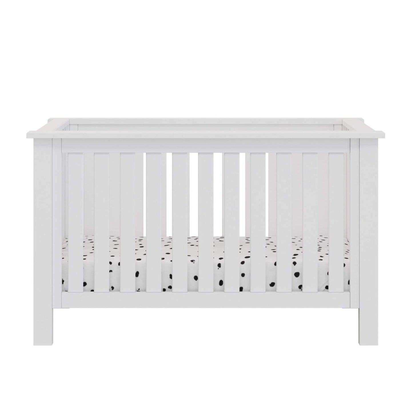 "Just White" Island Convertible Crib