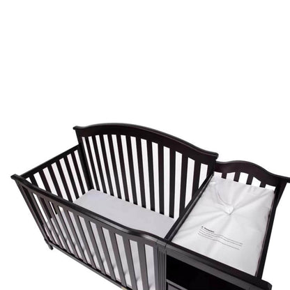 AFG Kali 4-in-1 Crib and Changer Combo Espresso