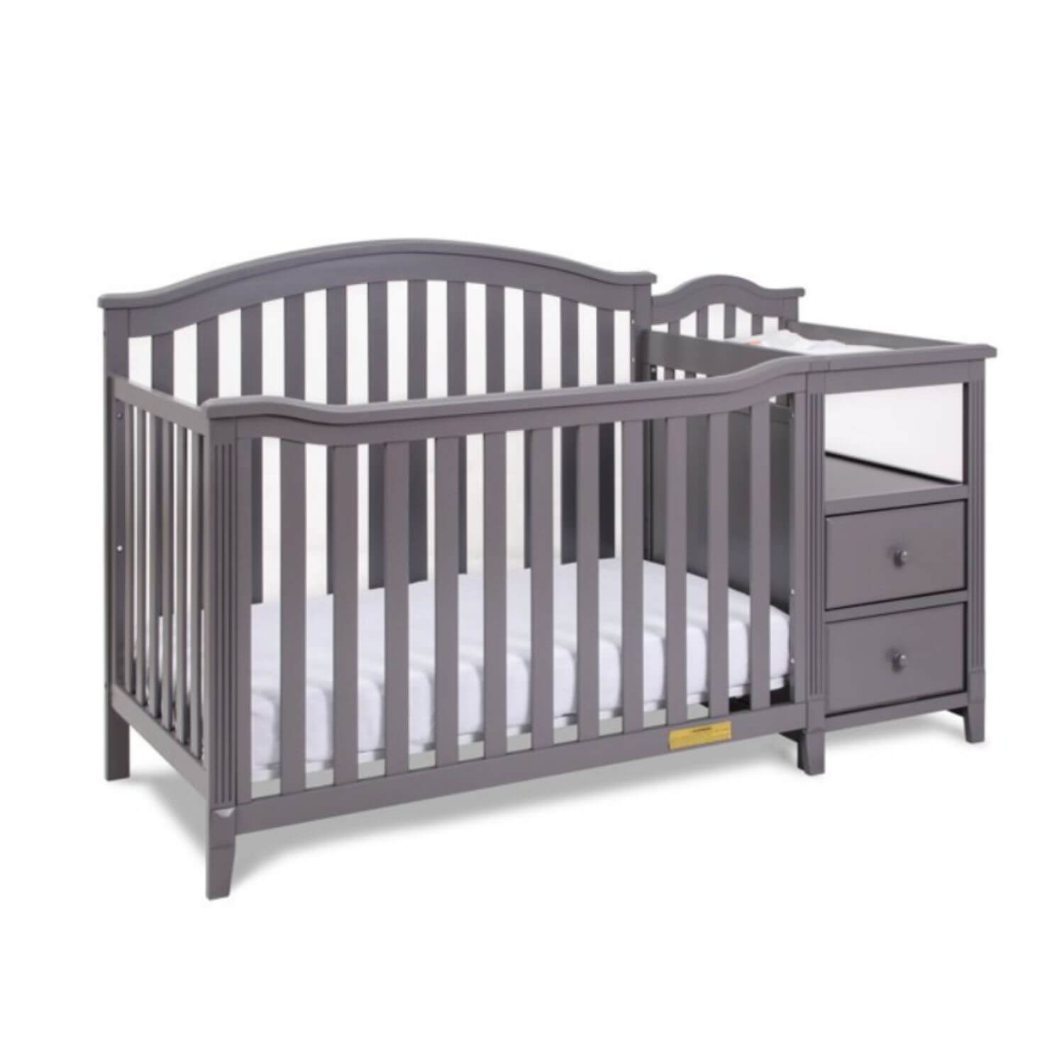 AFG Kali 4-in-1 Crib and Changer Combo Gray