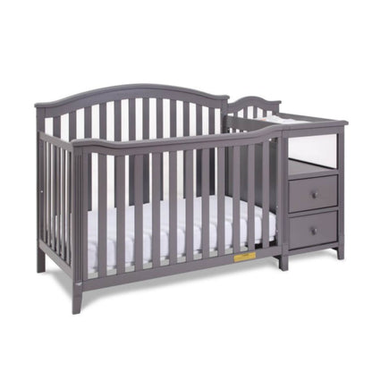 AFG Kali 4-in-1 Crib and Changer Combo Gray