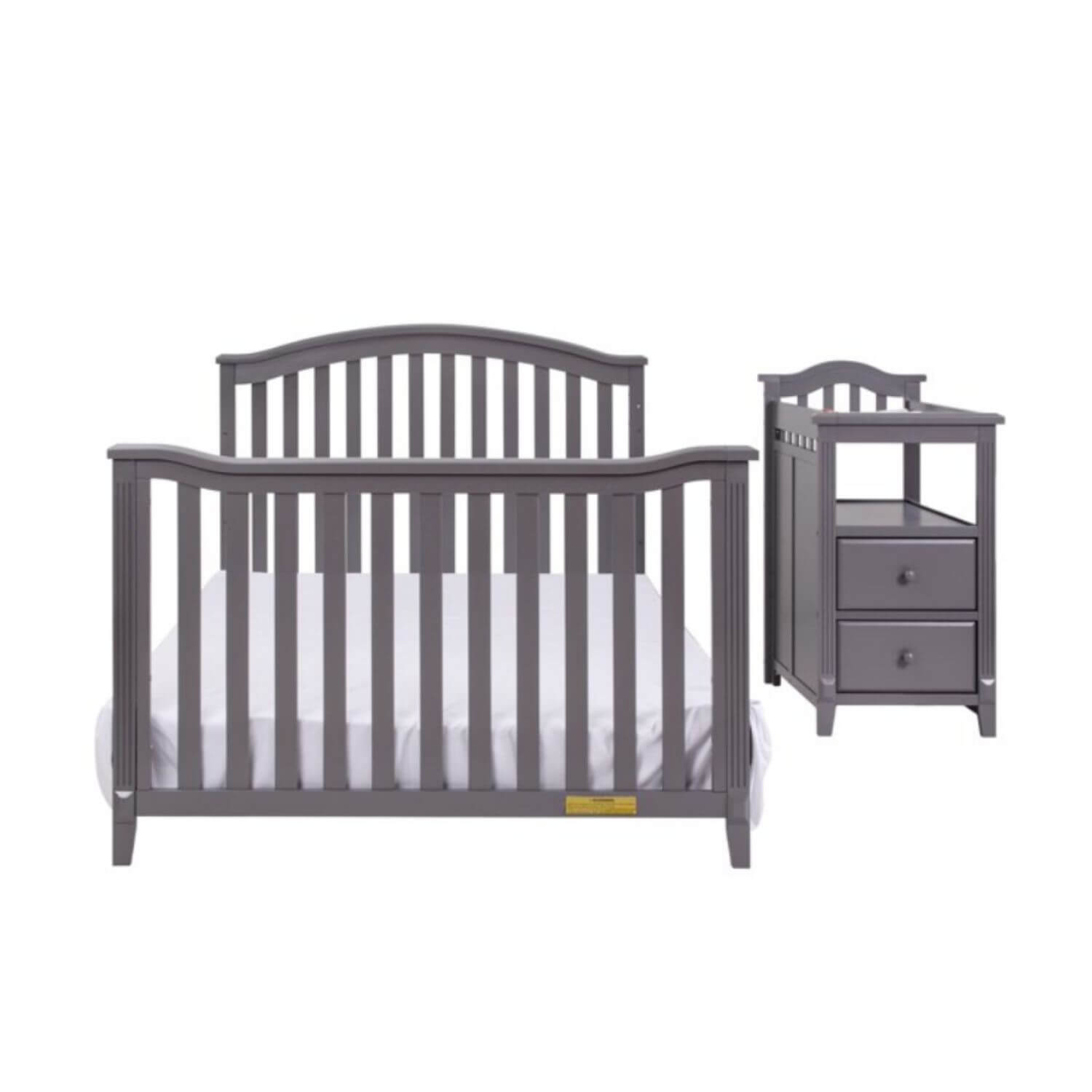 AFG Kali 4-in-1 Crib and Changer Combo Gray