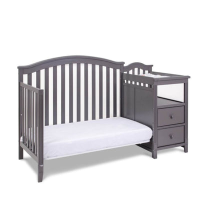 AFG Kali 4-in-1 Crib and Changer Combo Gray
