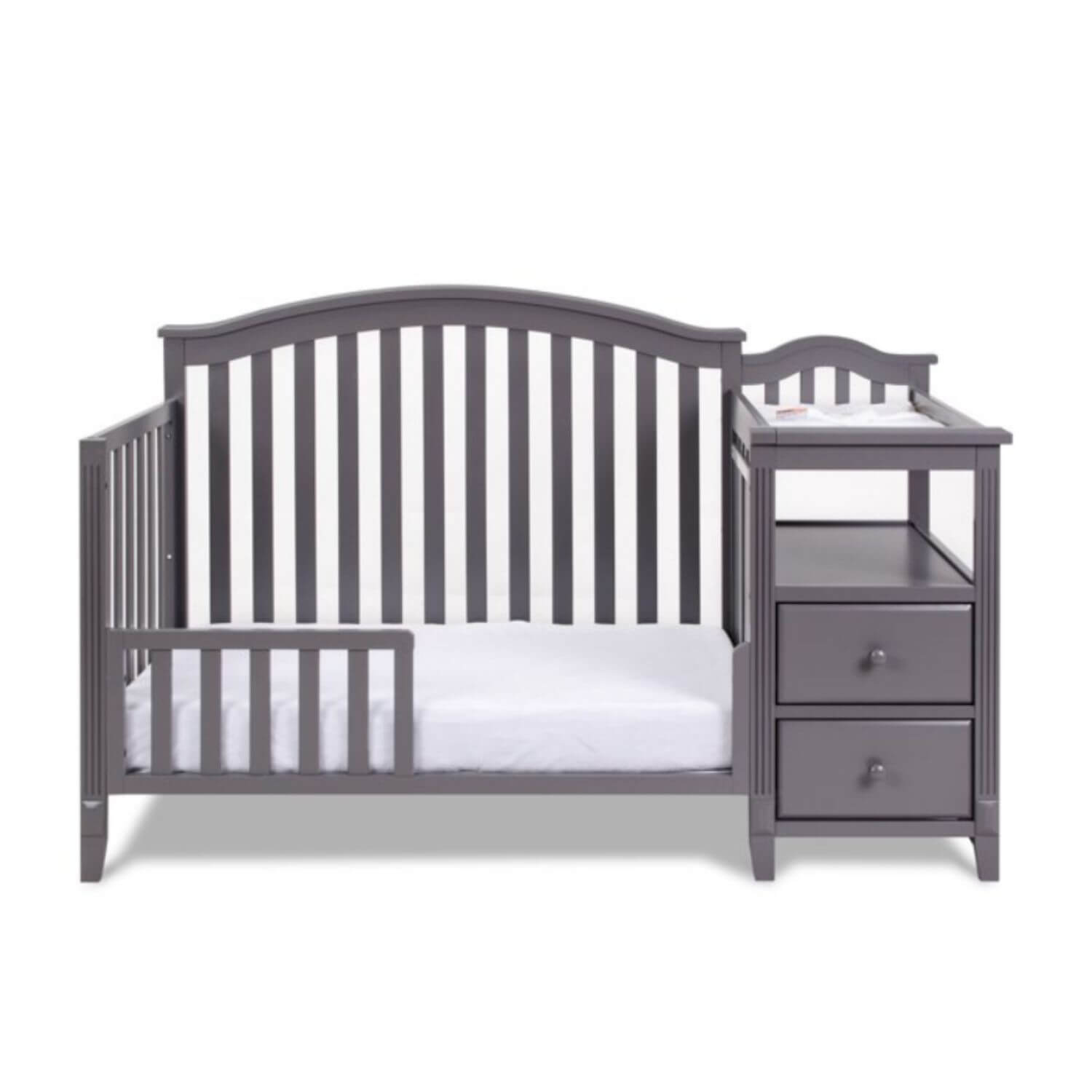 AFG Kali 4-in-1 Crib and Changer Combo Gray
