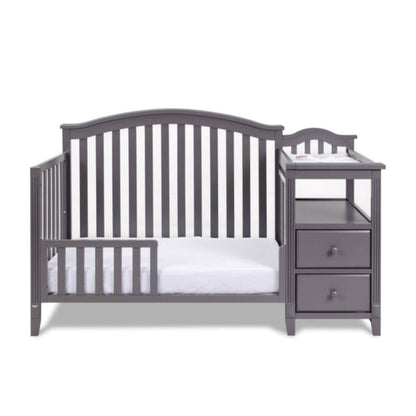 AFG Kali 4-in-1 Crib and Changer Combo Gray