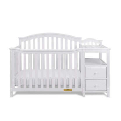 AFG Kali 4-in-1 Crib and Changer Combo White