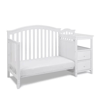 AFG Kali 4-in-1 Crib and Changer Combo White