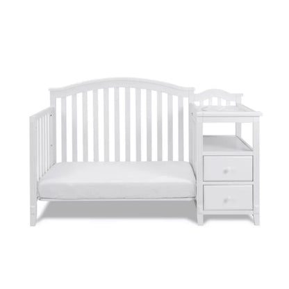 AFG Kali 4-in-1 Crib and Changer Combo White