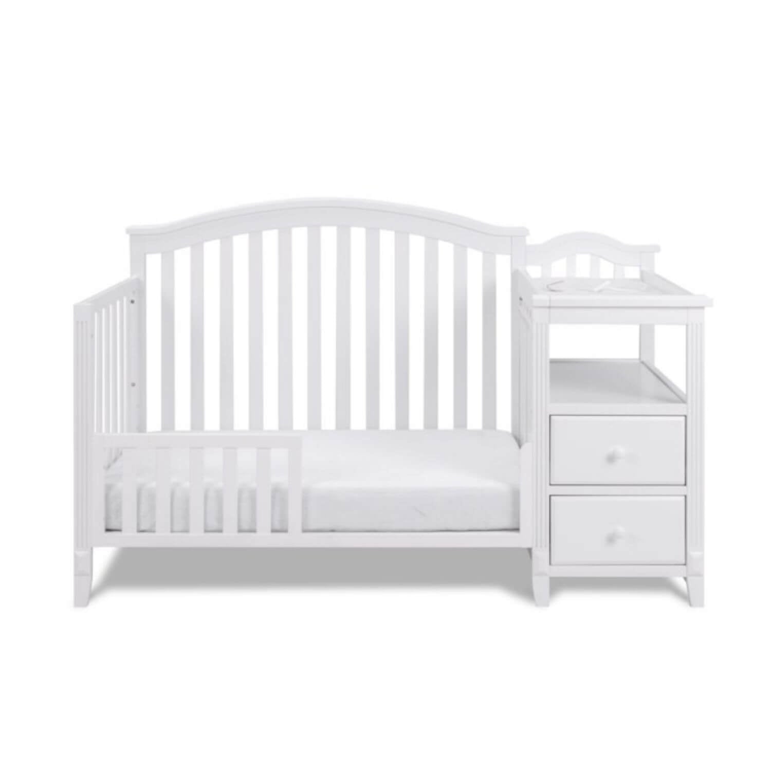 AFG Kali 4-in-1 Crib and Changer Combo White