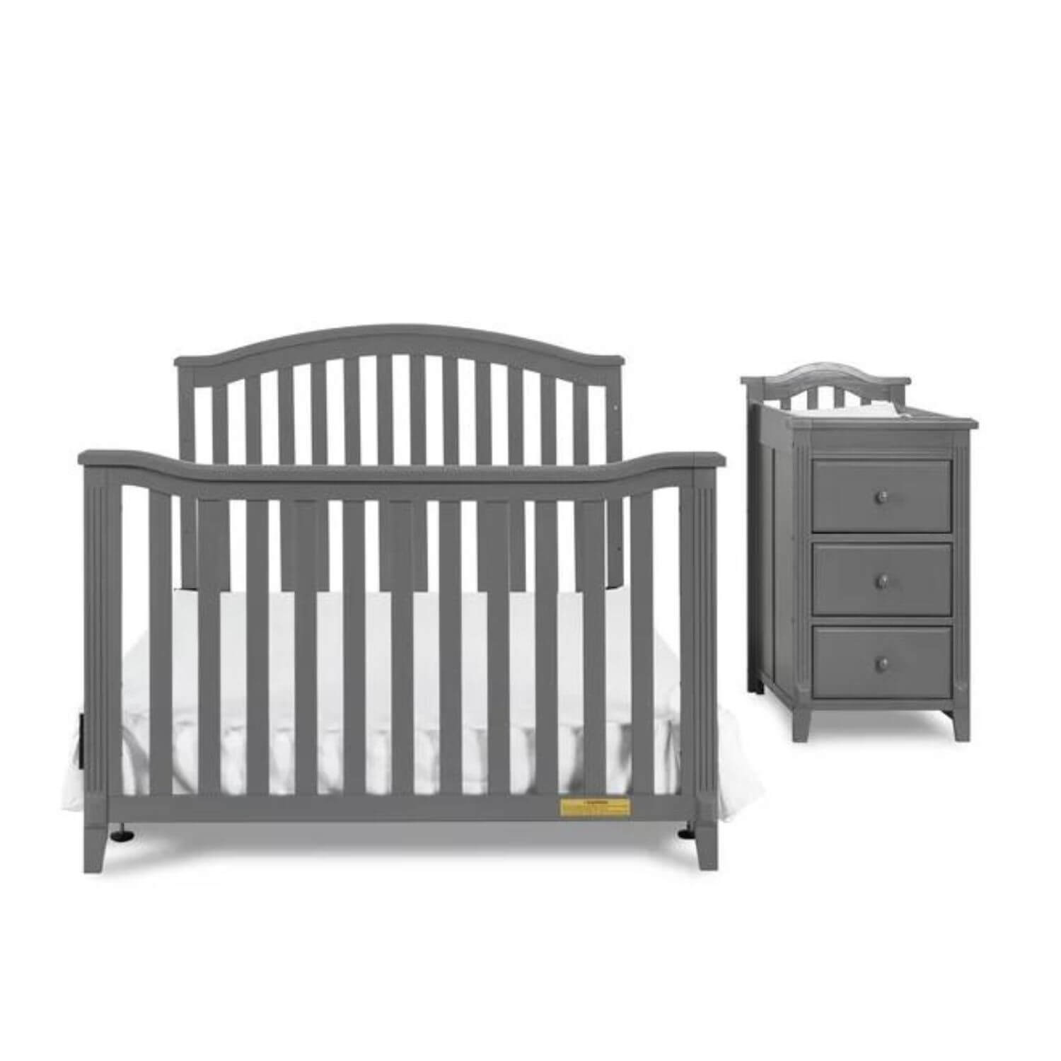 AFG Kali II 4-in-1 Convertible Crib and Changer Gray