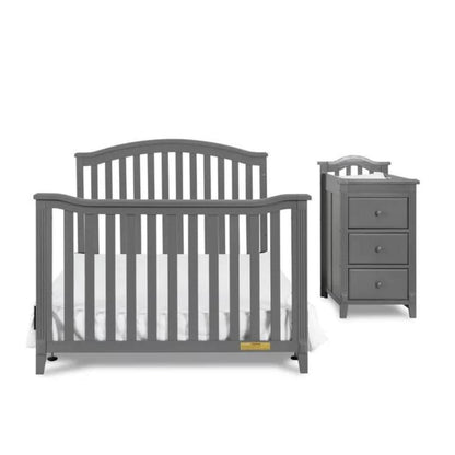 AFG Kali II 4-in-1 Convertible Crib and Changer Gray