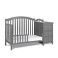 AFG Kali II 4-in-1 Convertible Crib and Changer Gray