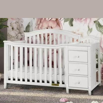 AFG Kali II 4-in-1 Convertible Crib and Changer White