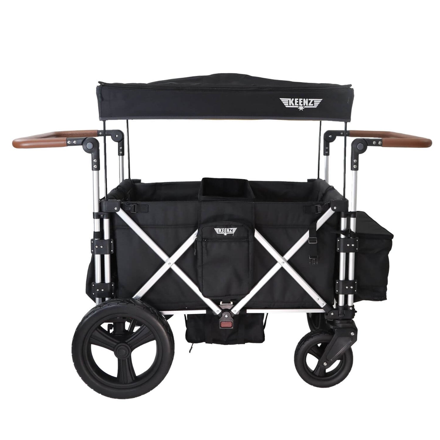 Keenz 7S+ - Ultimate Adventure Stroller Wagon - 4 Passenger Black