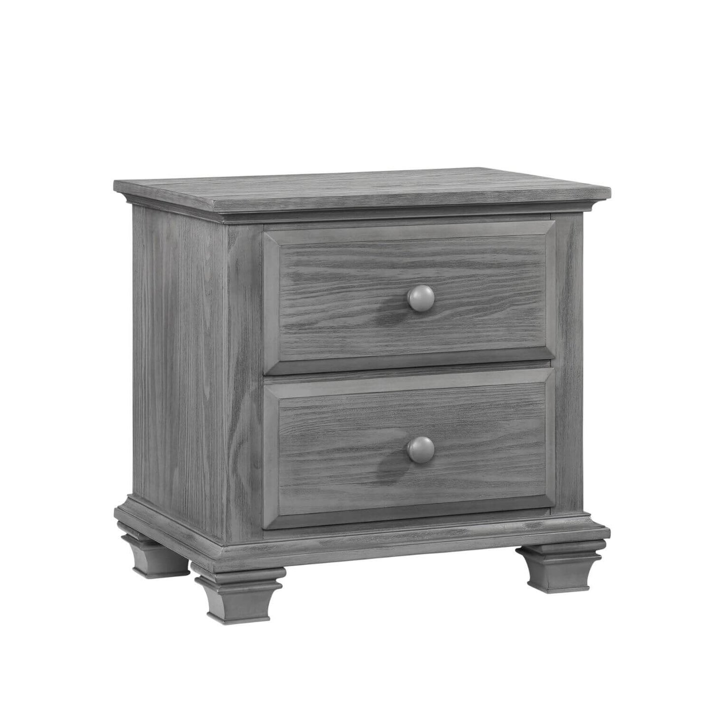 Oxford Baby Kenilworth 2-Drawer Nightstand | Graphite Gray