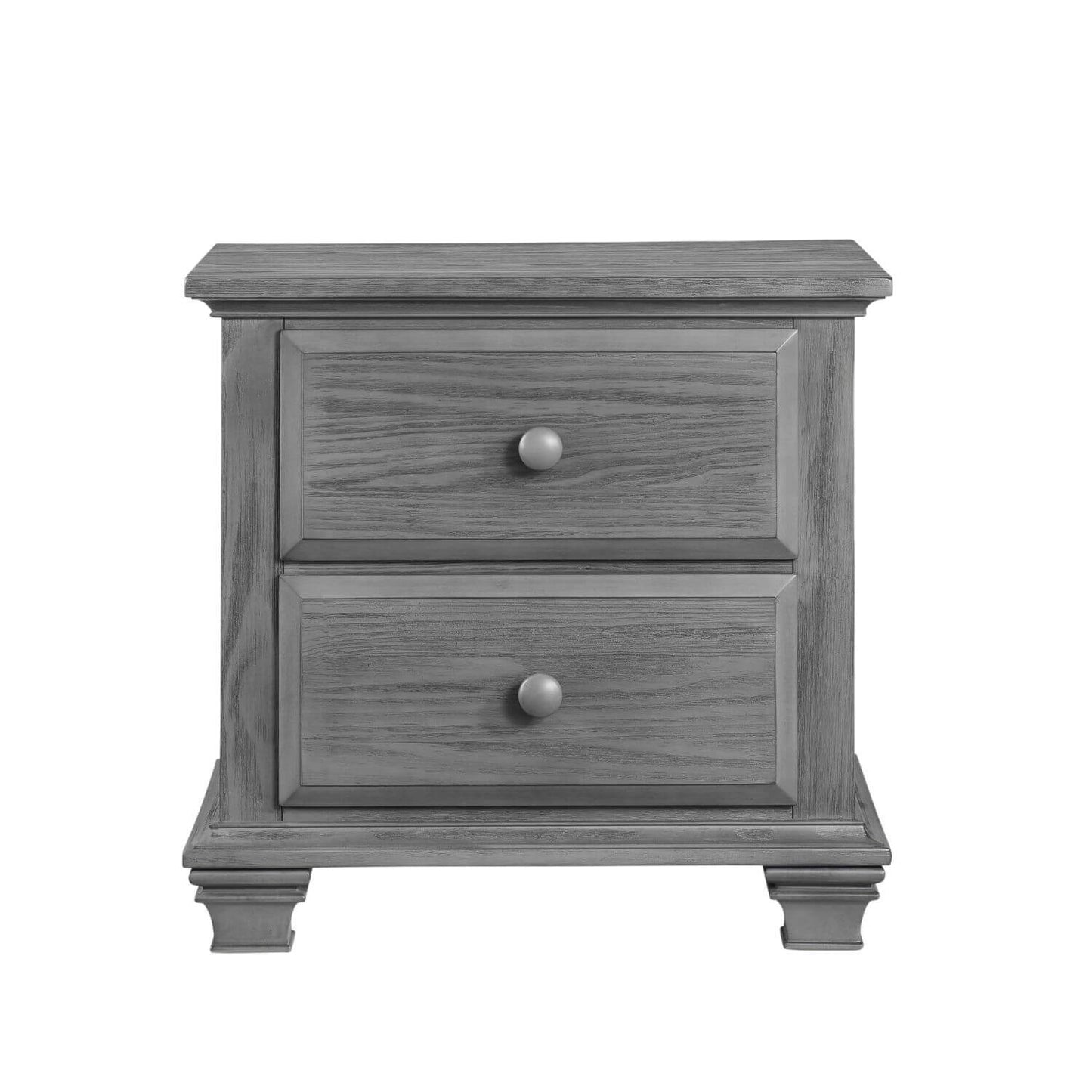 Oxford Baby Kenilworth 2-Drawer Nightstand | Graphite Gray