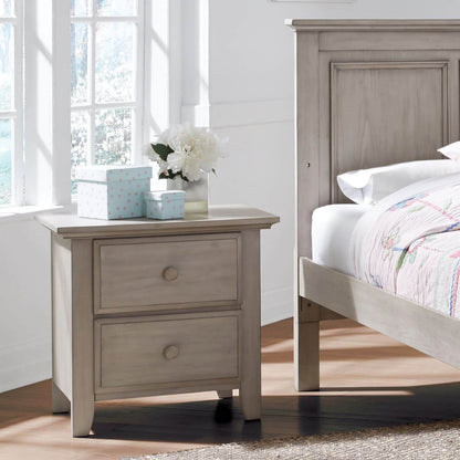 Oxford Baby Kenilworth 2-Drawer Nightstand | Stone Wash
