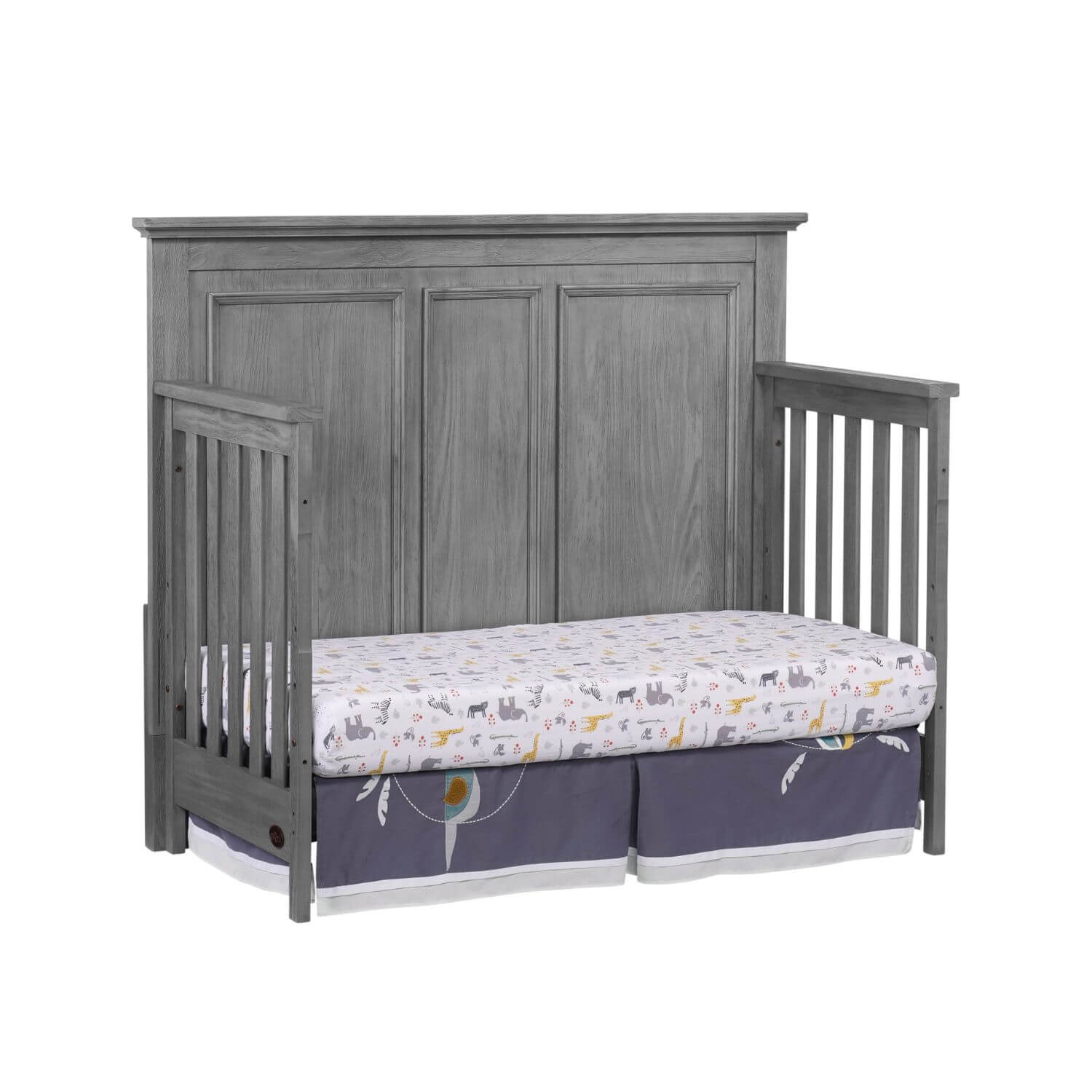 Oxford Baby Kenilworth 4-in-1 Convertible Crib, Graphite Gray