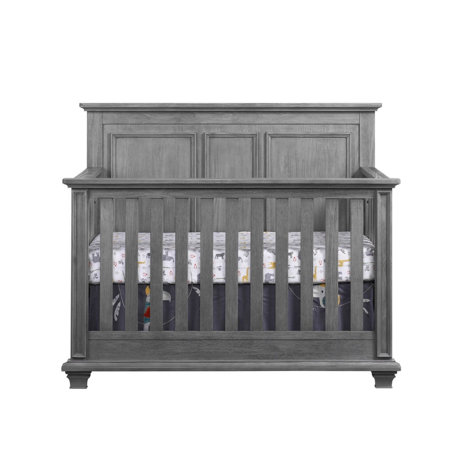 Oxford Baby Kenilworth 4-in-1 Convertible Crib, Graphite Gray