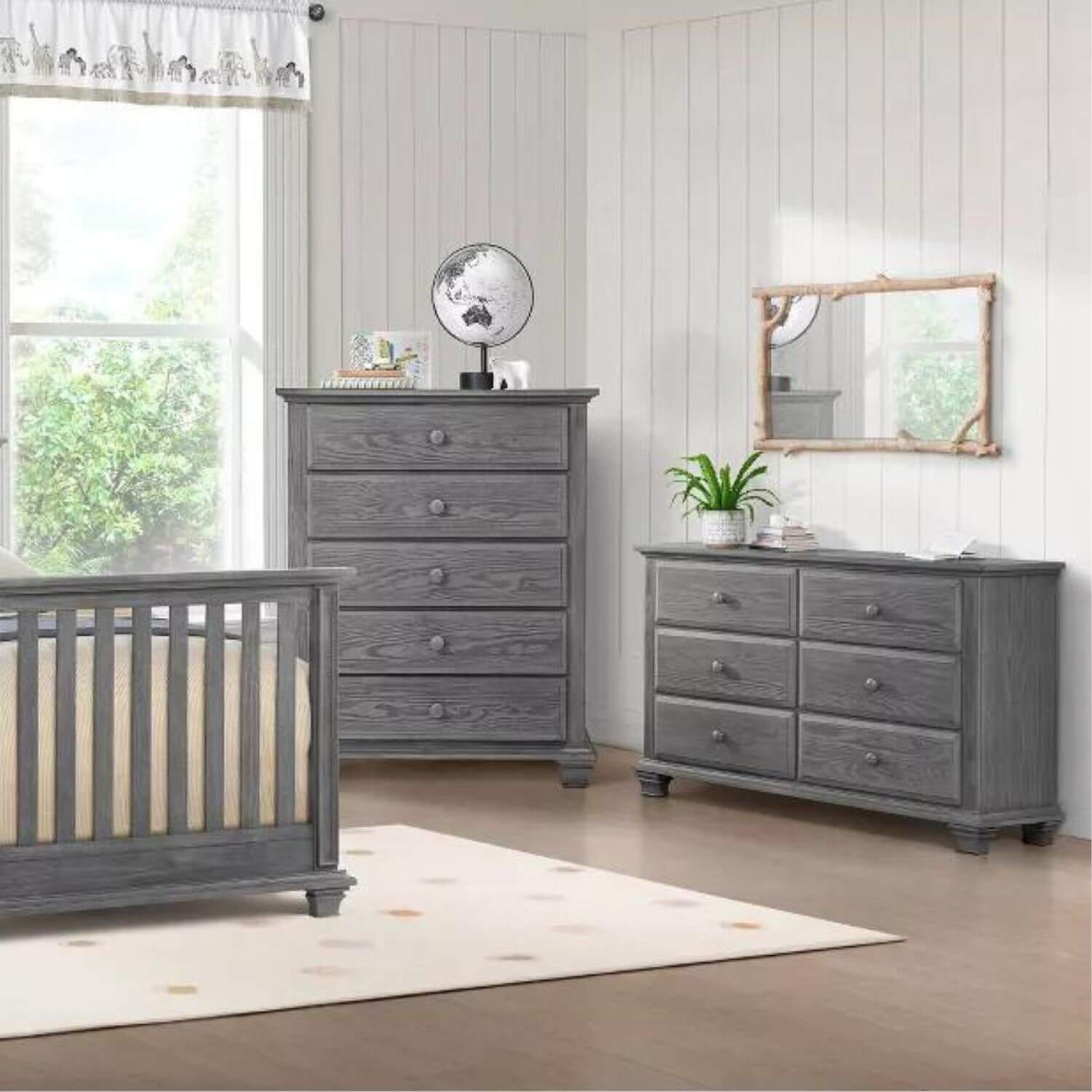 Oxford Baby Kenilworth 5-Drawer Chest | Graphite Gray