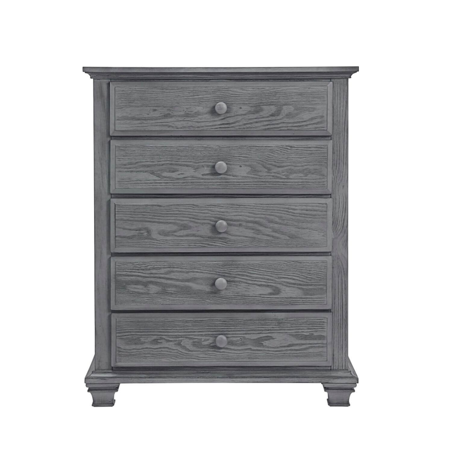 Oxford Baby Kenilworth 5-Drawer Chest | Graphite Gray