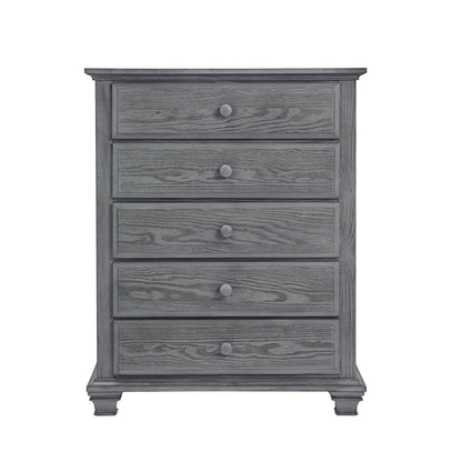 Oxford Baby Kenilworth 5-Drawer Chest | Graphite Gray