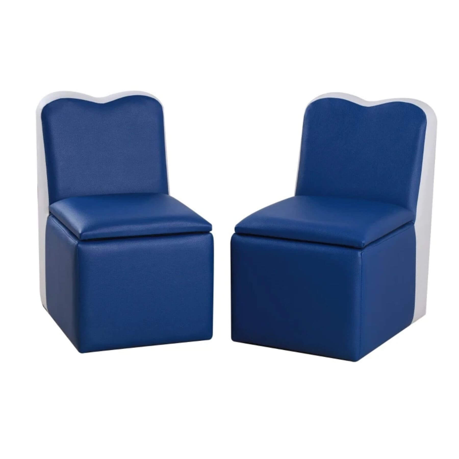 Qaba Kids 2 Chairs Blue