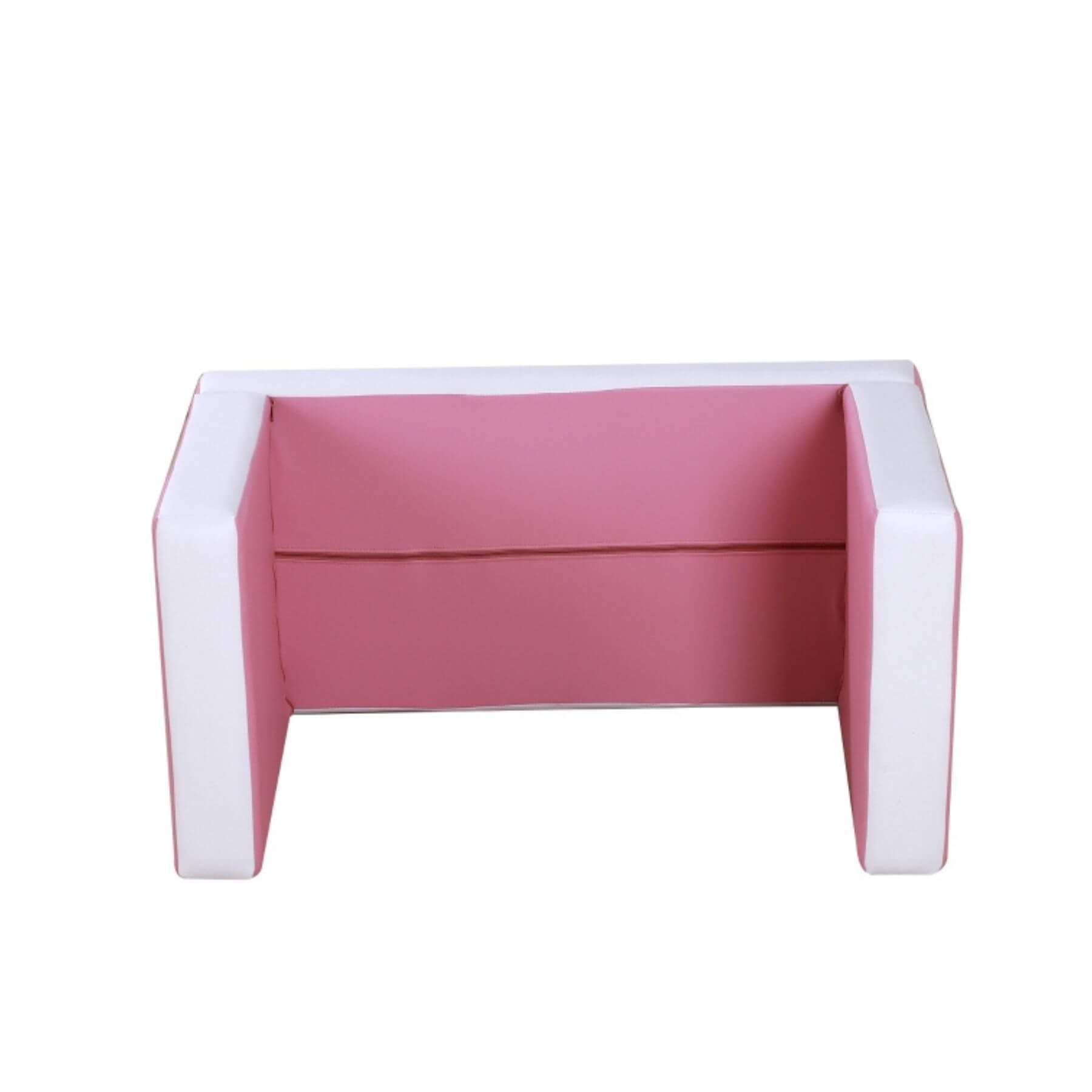 Bottom Up View of Qaba Kids Multi-Functional Play Table Pink