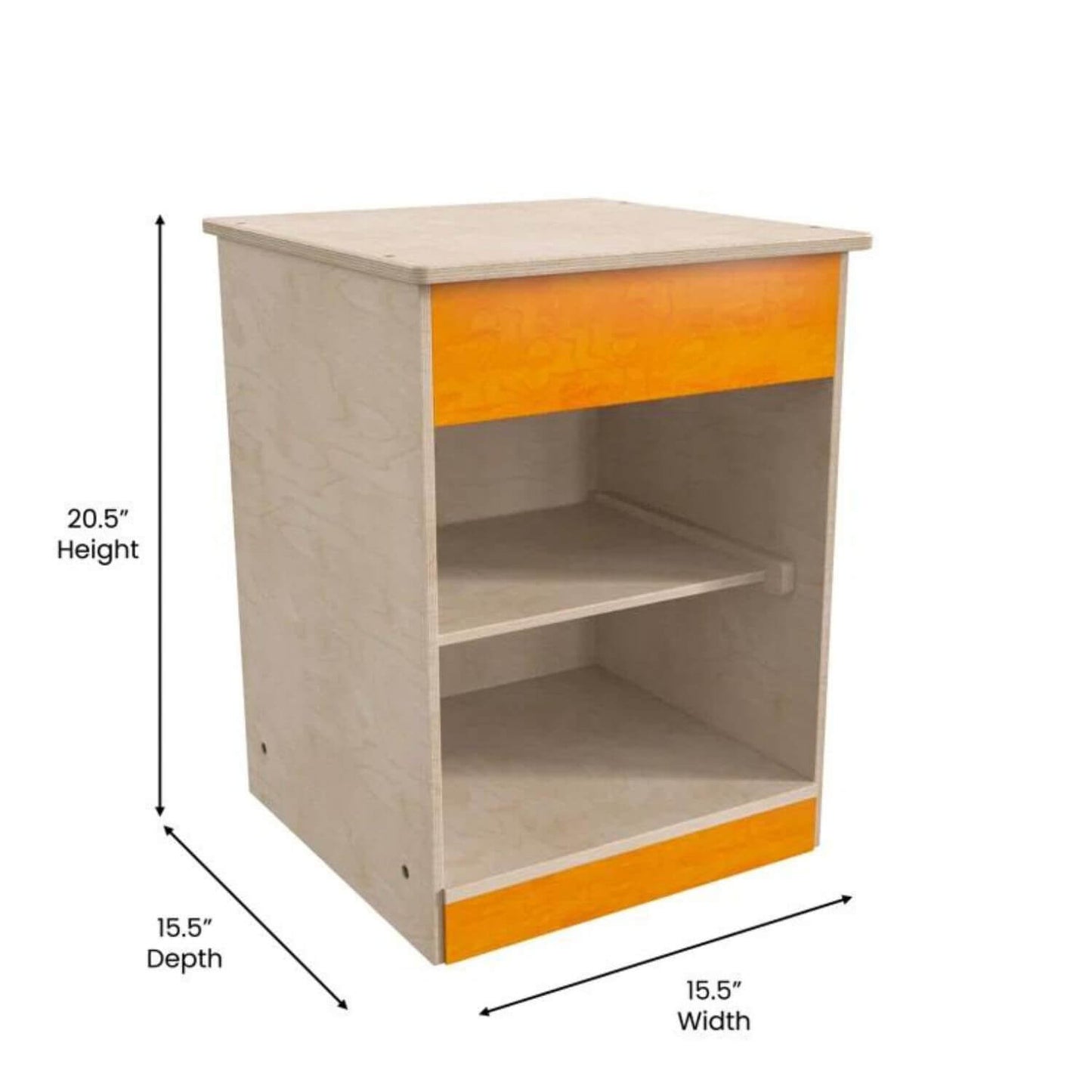 Flash Furniture Bright Beginnings Kid's 2 Tier Kitchen Cabinet