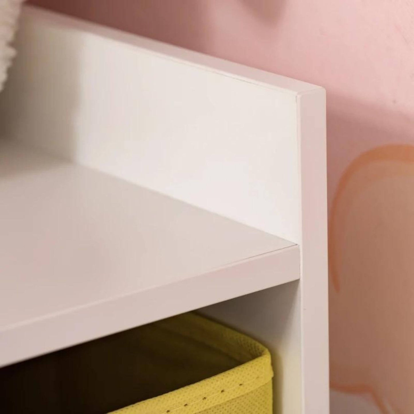 Detail of HOMCOM Kids Corner Cabinet White