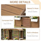 Details of Outsunny Kids Outdoor Wooden Playhouse Brown