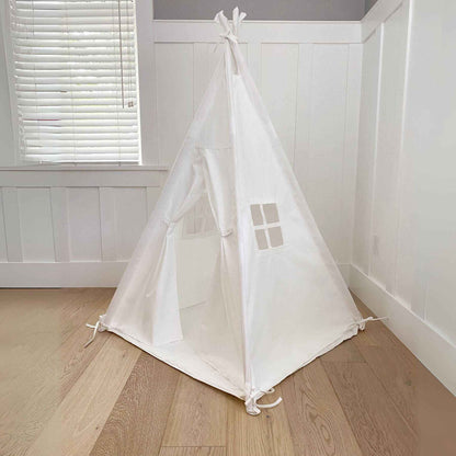 Domestic Objects Handmade Kids Play Tent in Cotton Canvas Plain