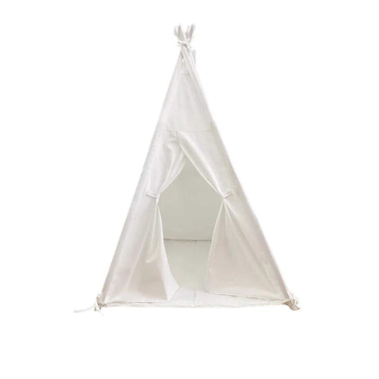 Domestic Objects Handmade Kids Play Tent in Cotton Canvas Plain