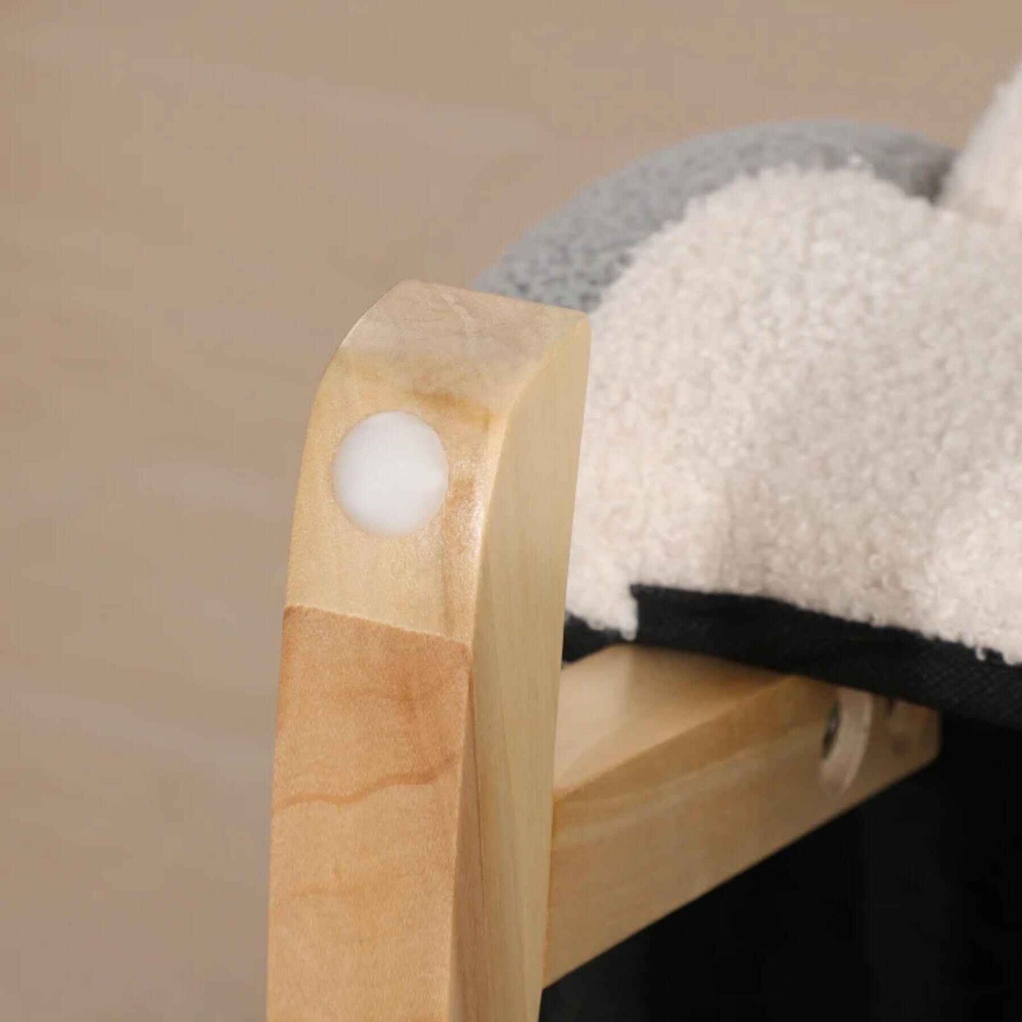 Detail of Qaba Kids Rocking Sofa Chair Gray