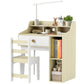 Qaba Kids Desk and Chair Set White